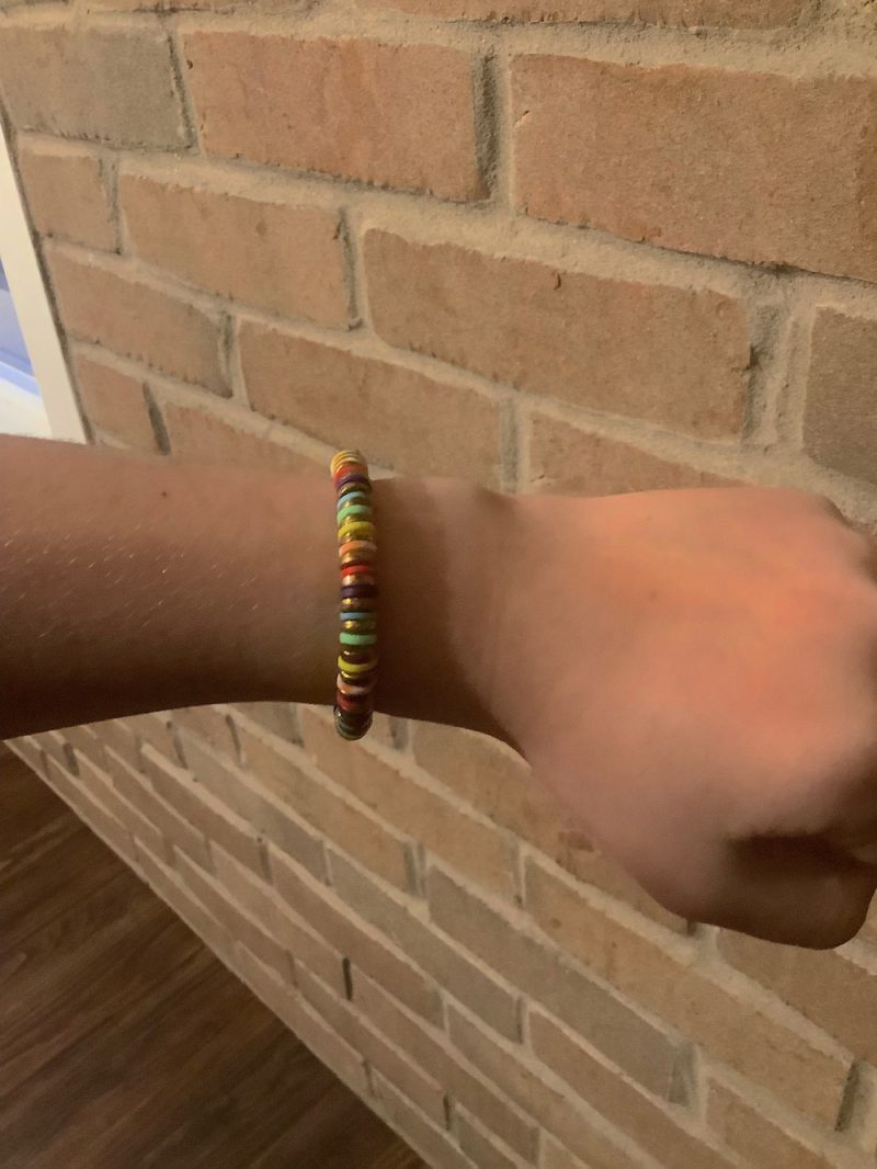 preppy beaded bracelet